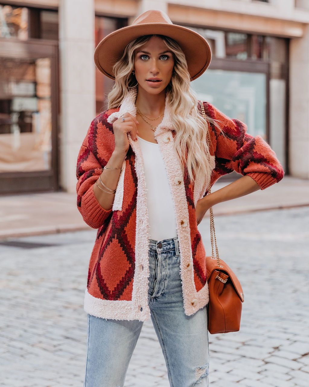 PREORDER - Parkside Patterned Knit Jacket
