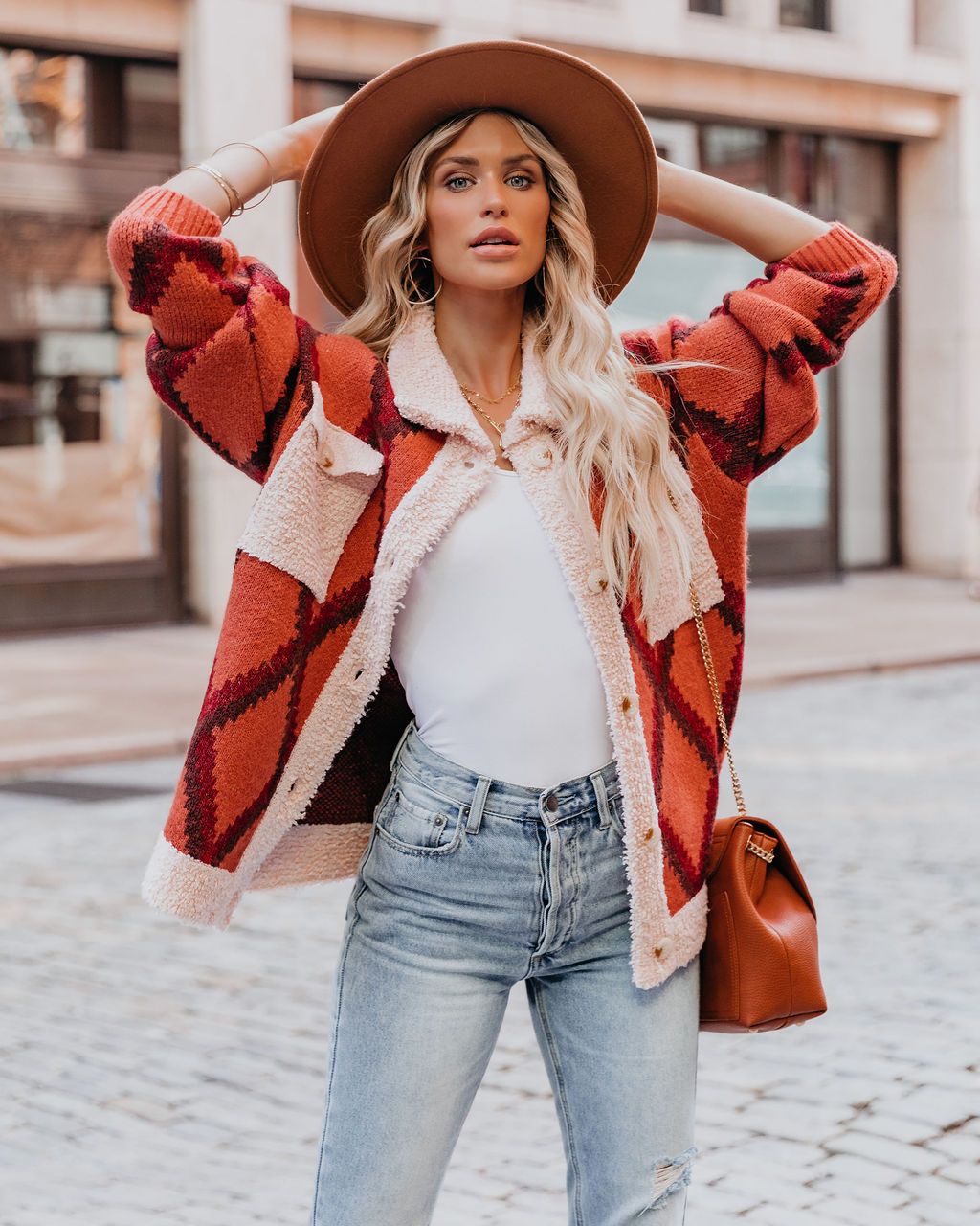 PREORDER - Parkside Patterned Knit Jacket